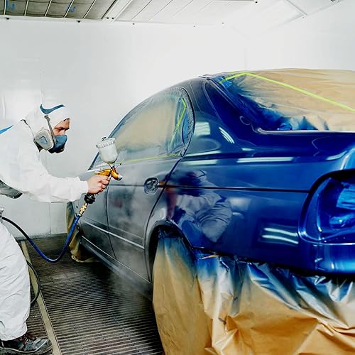 Miniatura 6 de LISHINE Paquete de 6 papeles de enmascarar para pintar de 18 pulgadas x 50 pies, cinta de papel para pintores y cortinas de pintura, papel de