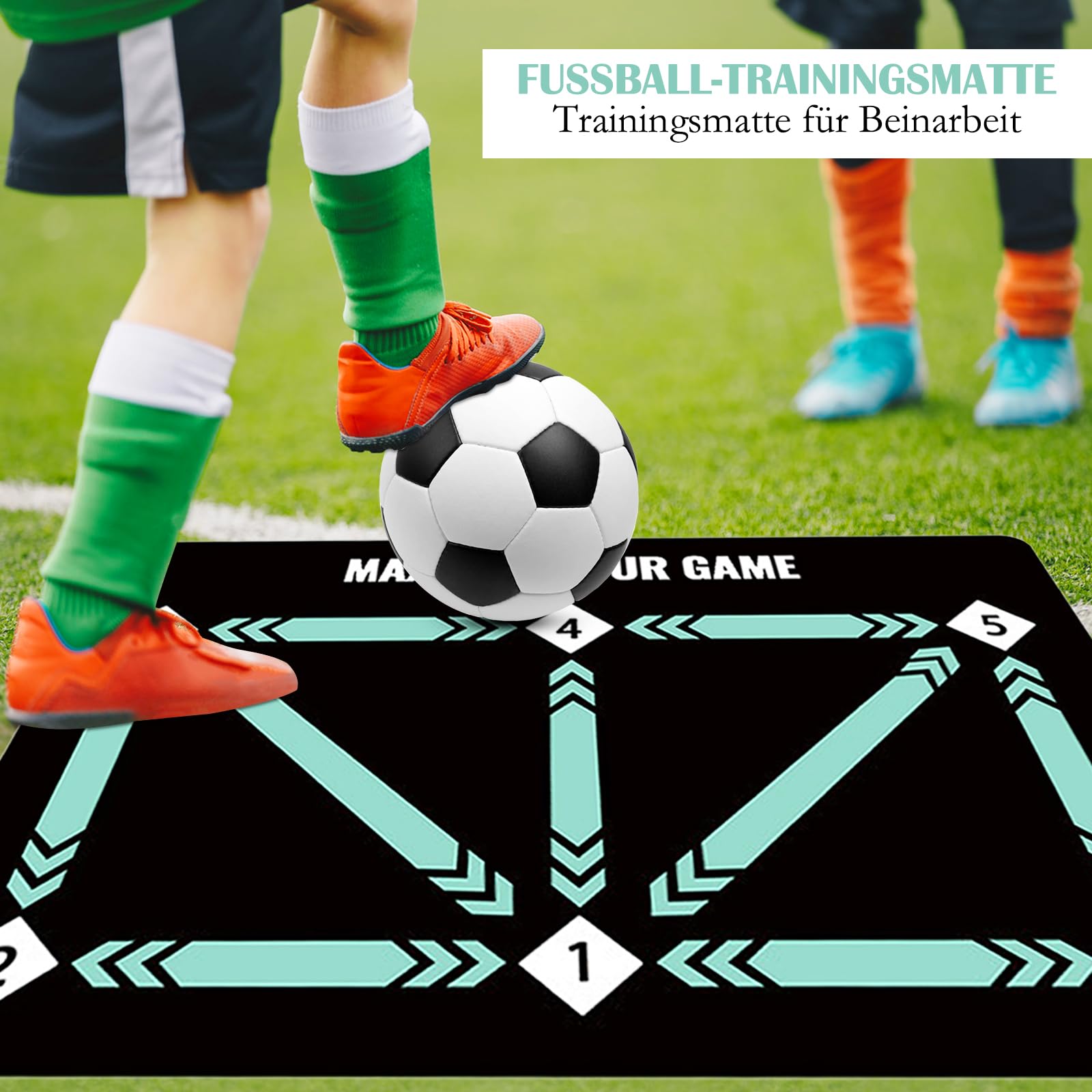 Dribblium Tappeto Calcio Con App Tappetino Allenamento Calcio