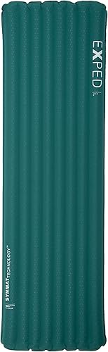 Exped Dura 3R Resistente a la abrasión Aislado y cómodo Almohadilla de dormir de 25 grados, ciprés, mediano
