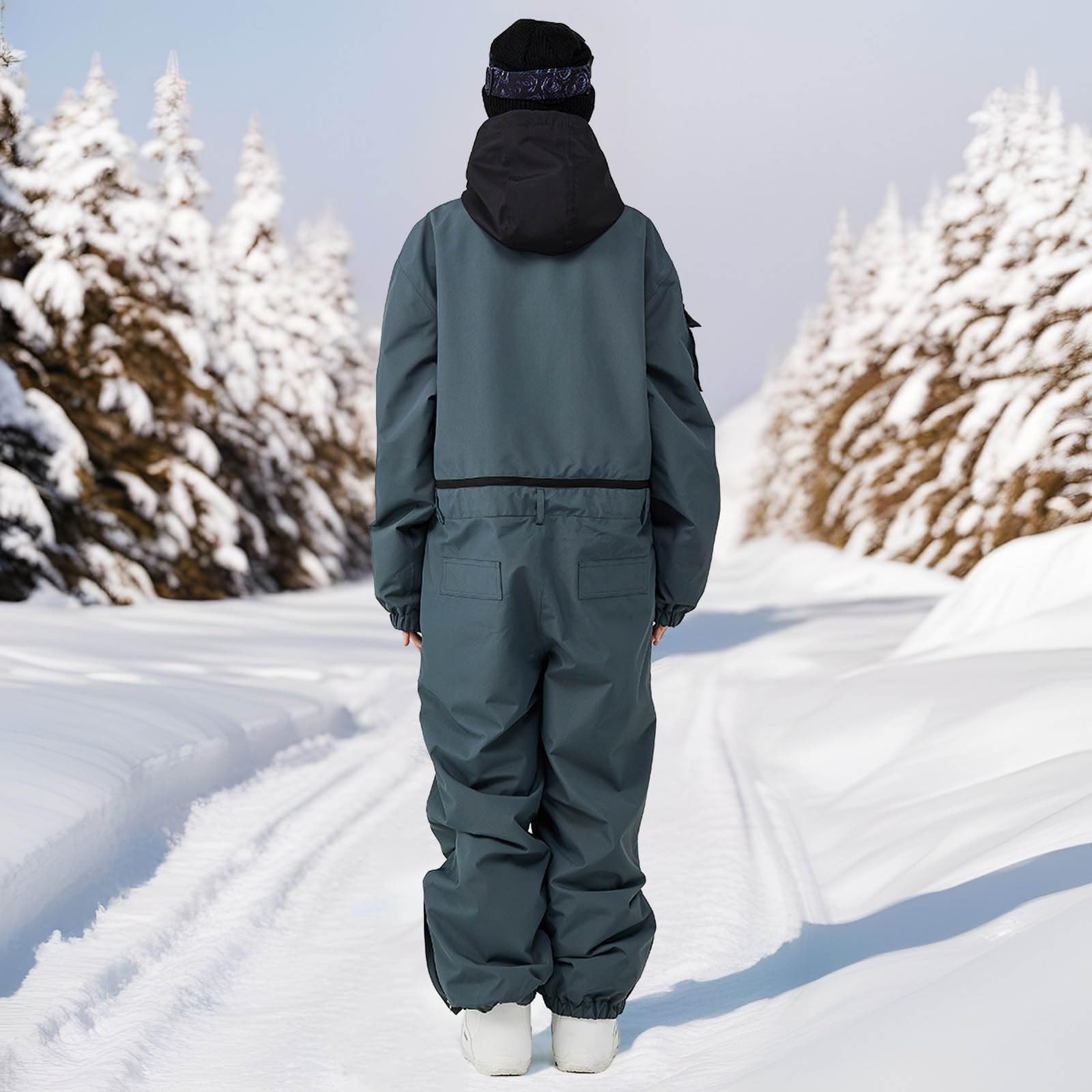 2026 Tute da Sci Intere da Uomo e da Donna, Tuta da Neve Isolate e Impermeabili, Invernali per sulla Neve Morbida Calda Snowboard Moto per Alpinismi Ciclismo Trekking Abbigliamento da Strada
