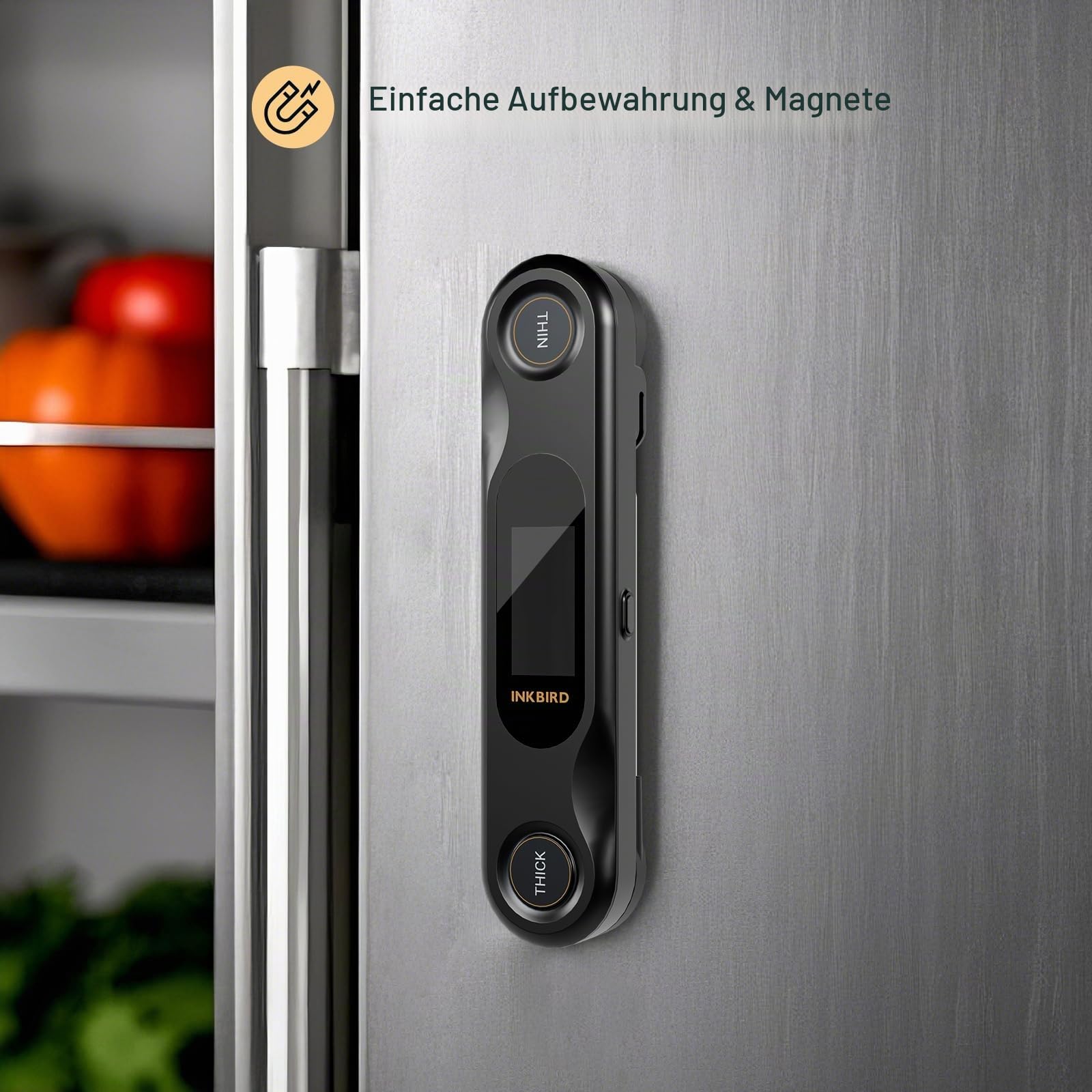 INKBIRD Fleischthermometer Digital, Zwei Sonden Grillthermometer K-Sensor