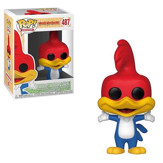 Funko Pop Animation: Woody Woodpecker - Woody (Styles May Vary) Collectible Figure, Multicolor
