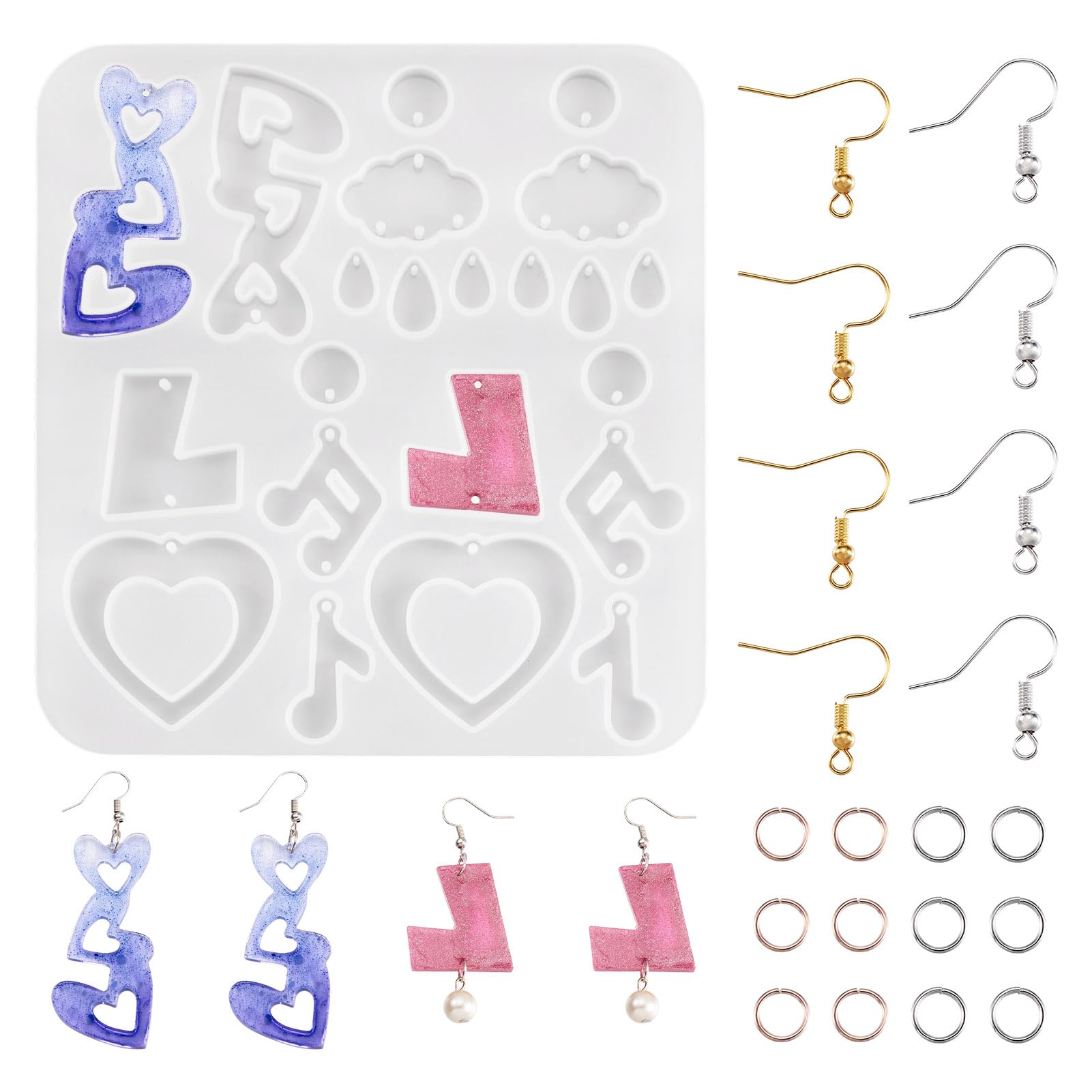Bestewelry 1 pc Music Theme UV Resin Epoxy Mould