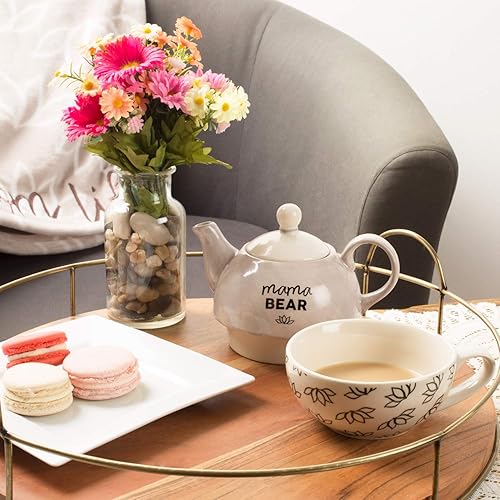 Miniatura 6 de Pavilion  Oso de mamá  Tetera de 15 oz y té de 8 oz para un juego