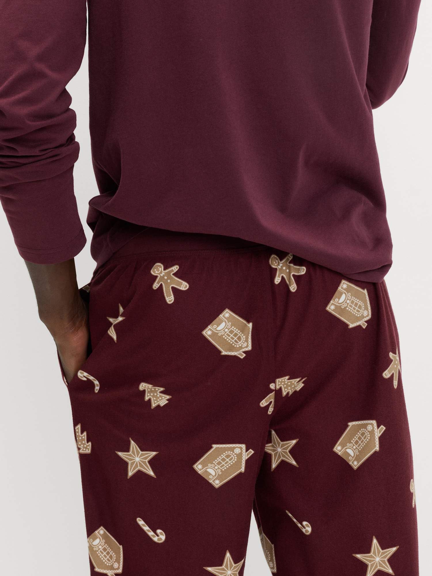 Marks & Spencer Pantalones de Pijama Cómodos de Algodón Puro para Hombre, Cintura con Cordón, con Bolsillos