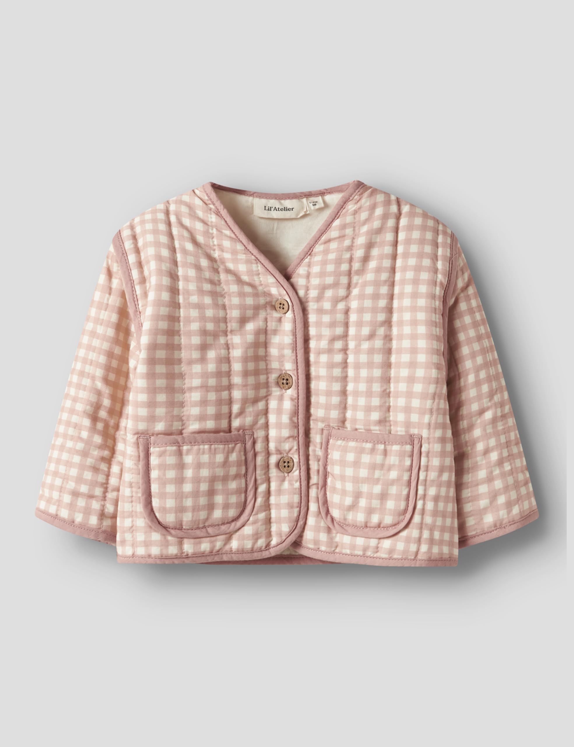 NAME IT Girl Steppjacke Karierte | Quilted jacket