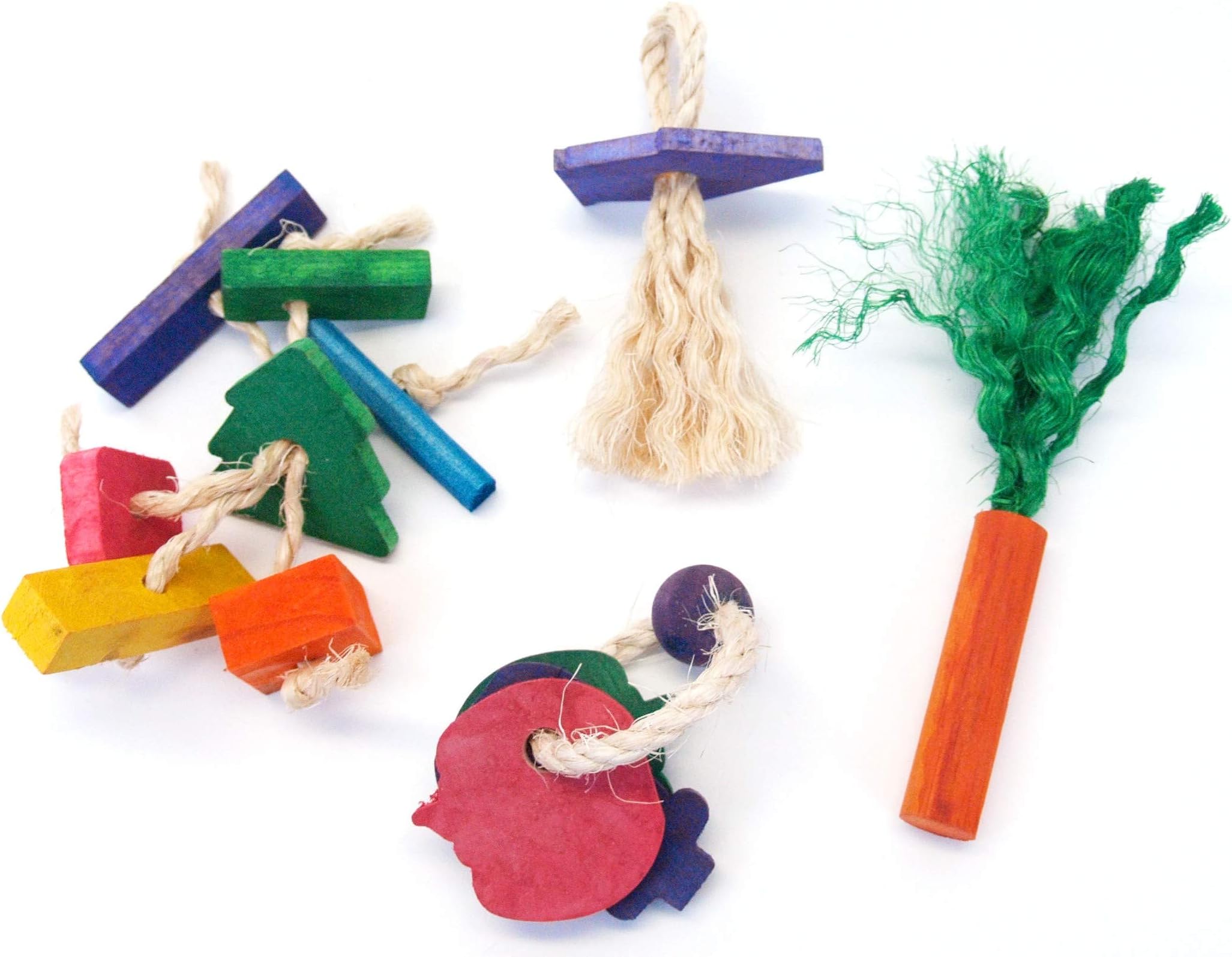4 Pack Chew Toys for Pet Rabbits - Bundled - Made in USA