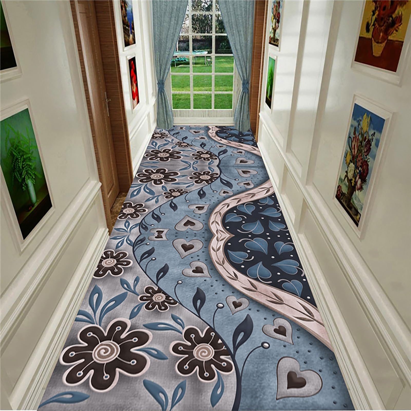 Tapis de cuisine lavable grand format imperméable et confortable pour la maison