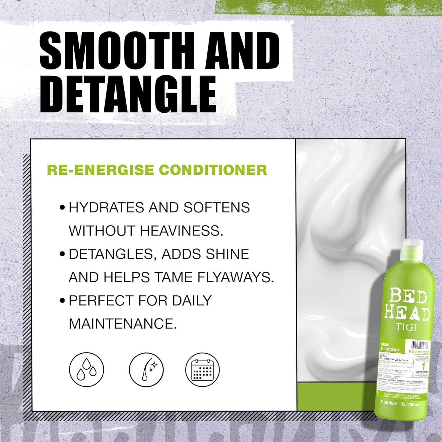 Tigi Bed Head Urban Anti+dotes Re-energize Conditioner 750ml/25.36oz - Image 5