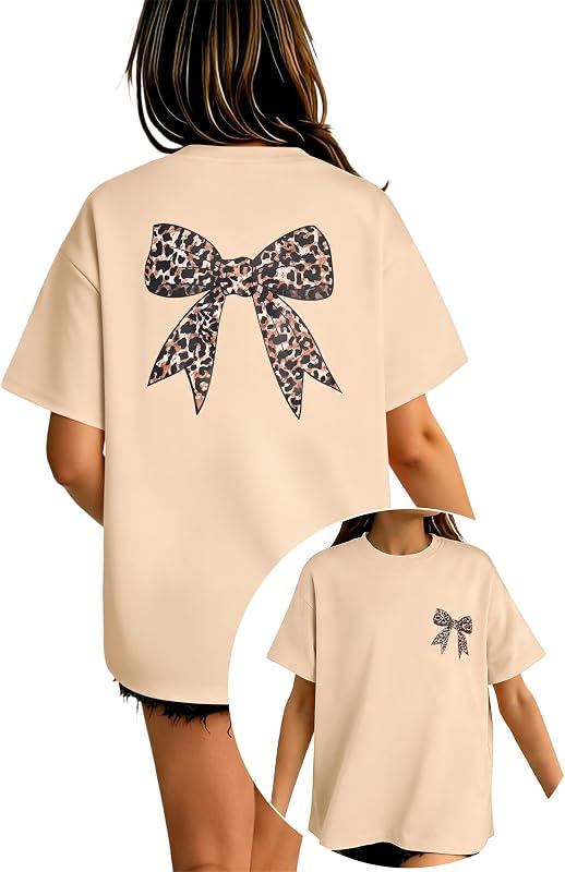 Girls Oversized T Shirt Graphic Tee 7-14 | Trendy Short Sleeve Tops Summer Casual Clothes for Tween Teen Girls