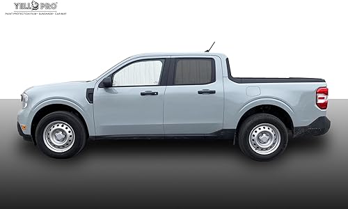 Miniatura 4 de YelloPro - Parasol para asiento delantero para ventana lateral (juego de 2) ajuste personalizado para Ford Maverick Pickup Truck 2022, 2023, 2024,