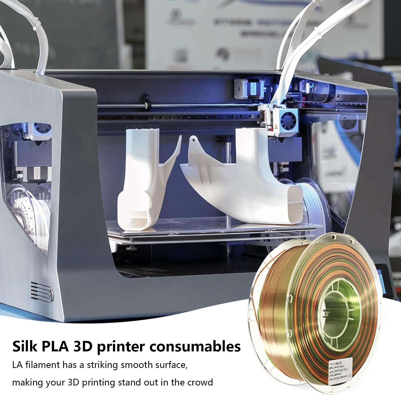 Filamento de seda PLA de impresión 3D | Filamento de bobina de impresión