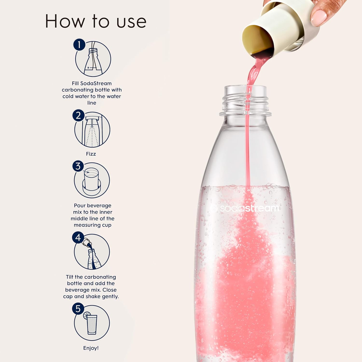 SodaStream Bubly Burst Variety Pack Drink Mix bottle flavors