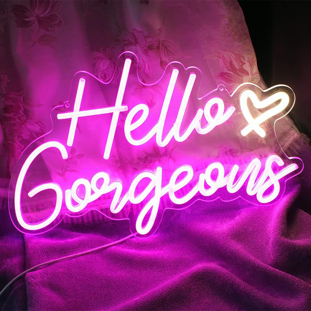 Individuelle Neonschilder, personalisiertes LED-Neonschild, anpassbar für Wanddekoration, Hofdekoration, Hochzeit, Geburtstag, Party, Schlafzimmer, Bar, Geschäft, Namensschild, Lichter in