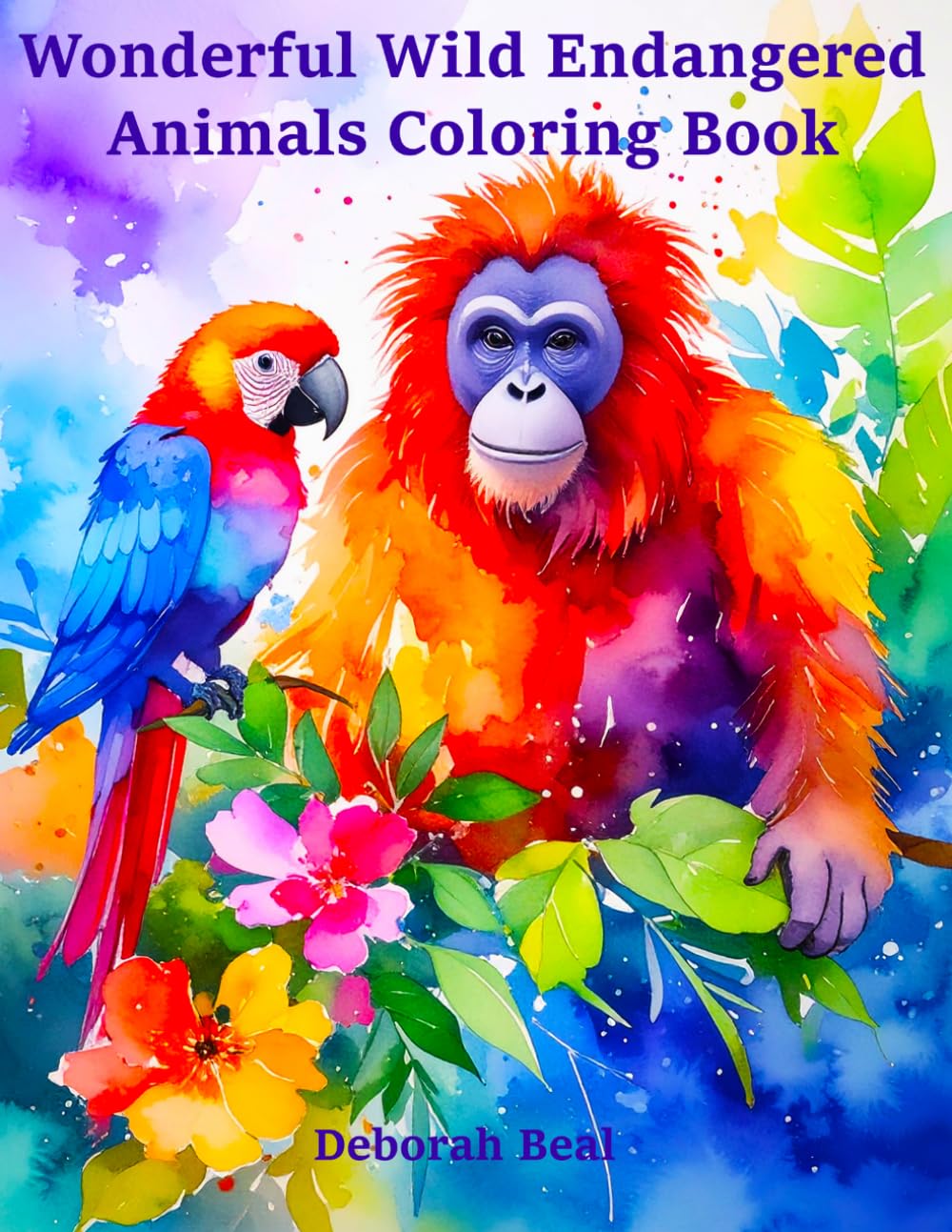 Wonderful Wild Endangered Species Coloring Book (Wonderful Wild Animals)