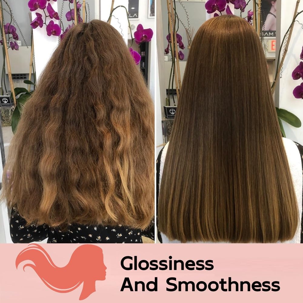 Protein Repair Haarglättungscreme, Frizzy Control Feuchtigkeitsspendende Behandlung, macht das Haar seidig und glänzend, leichte, nicht fettende Glättungspflege, Reparatur von geschädigtem (1pcs)