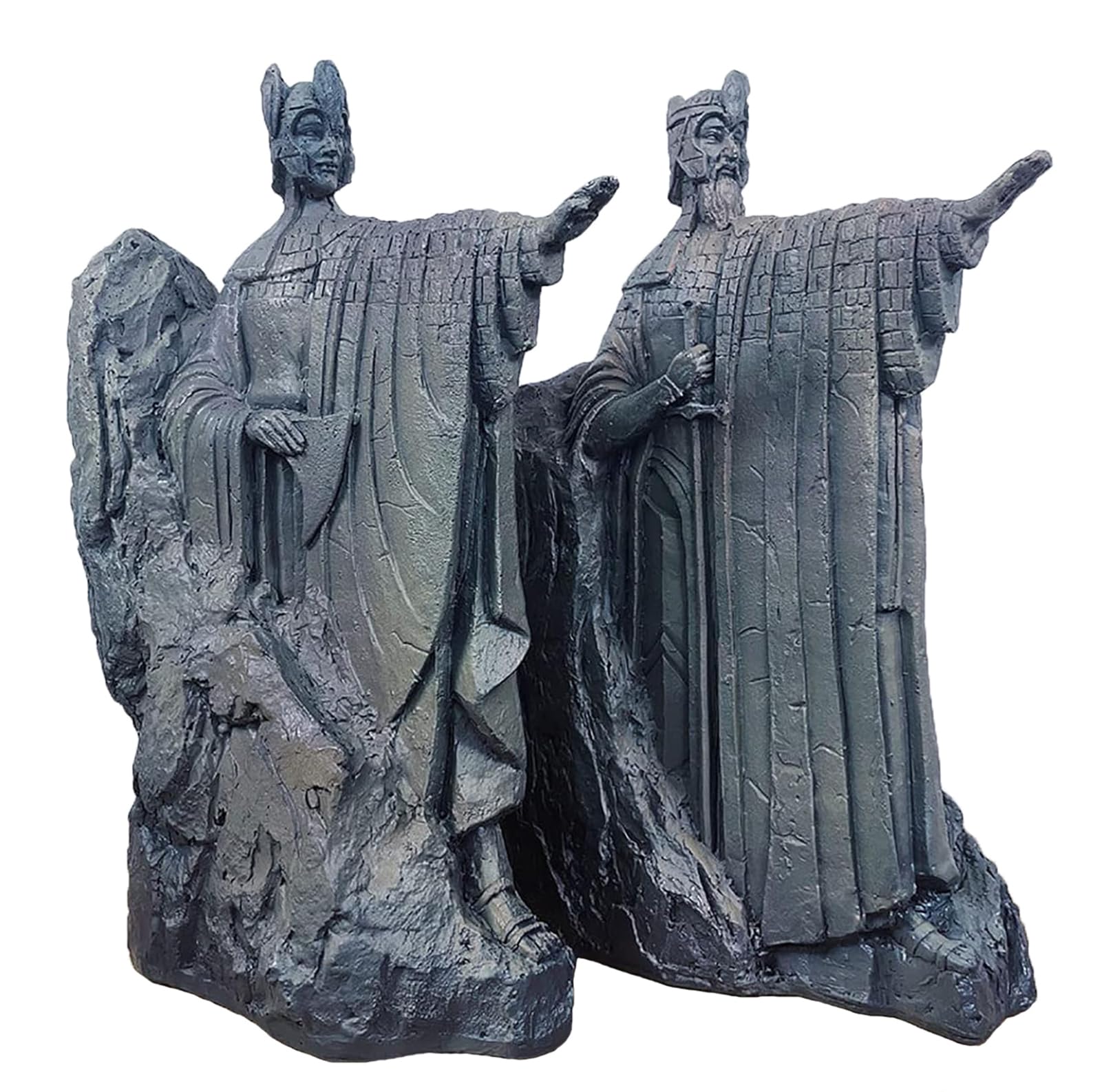 Lord of The Rings Bookends, Resin Decorated Bookshelf, 9.8 Inch Lord of The Rings Gifts Book Ends Non-Slip Book Divider for Library Office Home Study