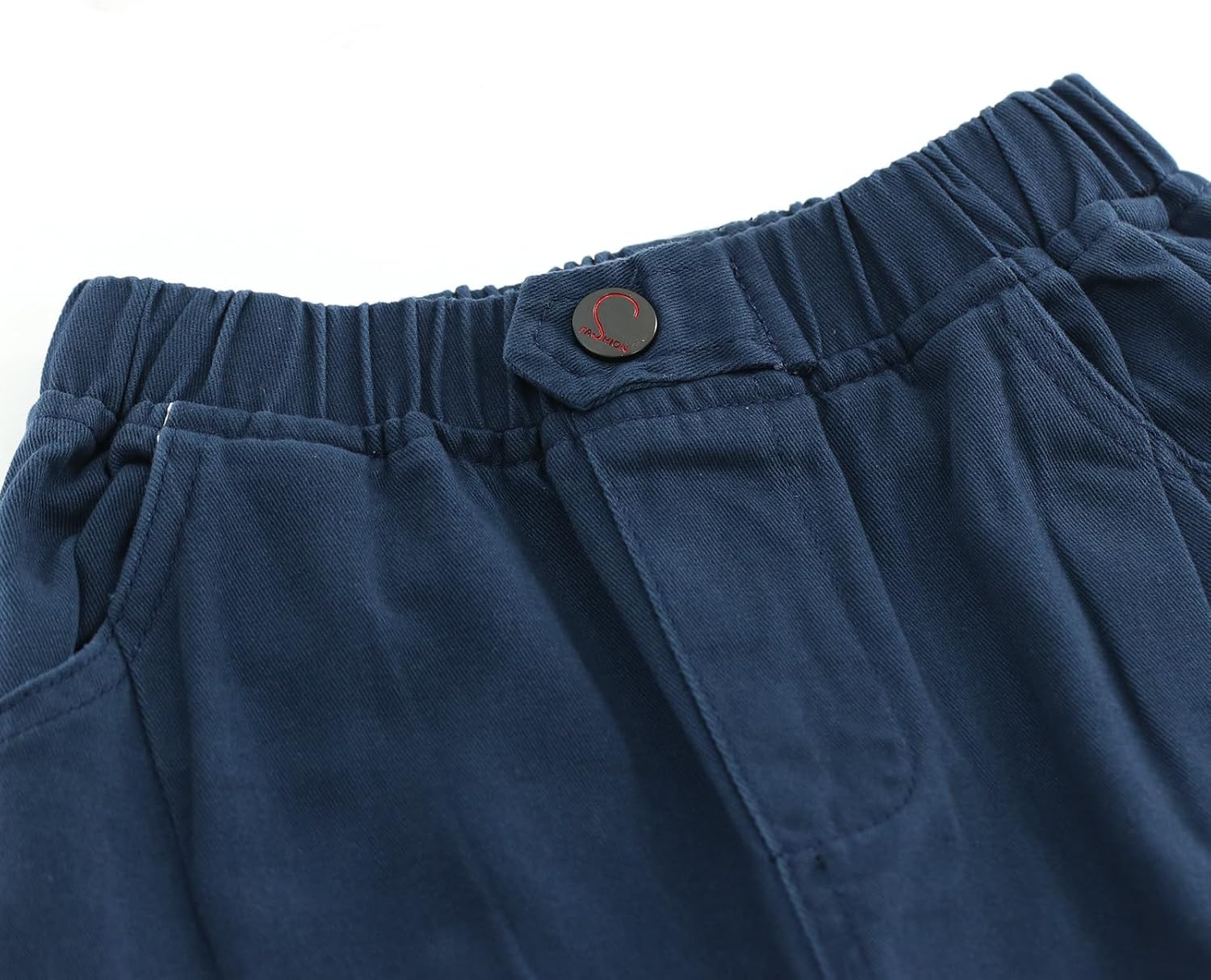 Kids Pants Boys with Solid Color, Boys Slacks Pull on Pants for School - Image 3