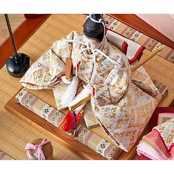 Amazon | 久月official 雛人形 親王収納飾り 結シリーズ 春 4HR