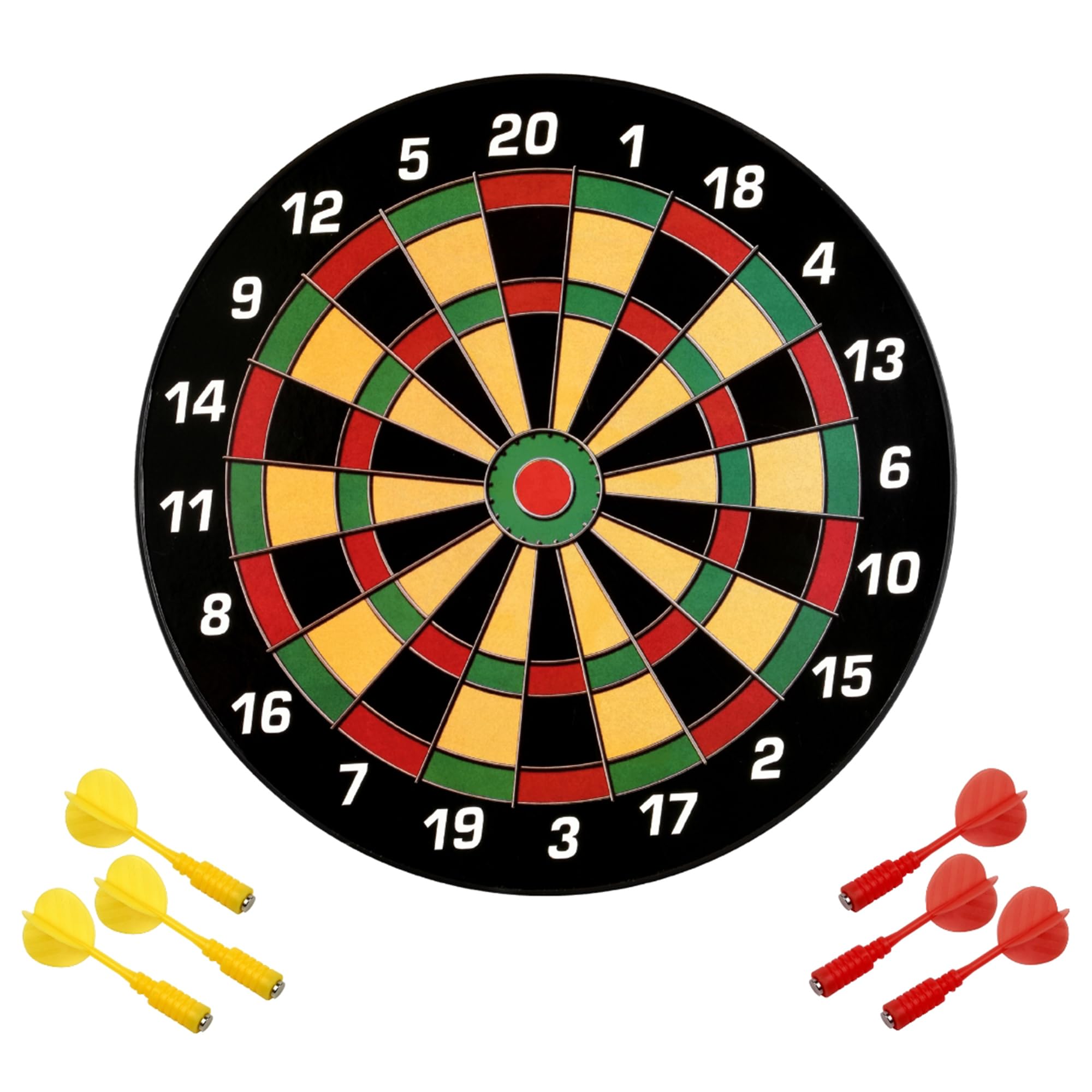 Thera-Band Karella Bersaglio Magnetico Family 40 cm Gioco Freccette Sicurezza Bambini Adulti 6 Frecce Magnetiche