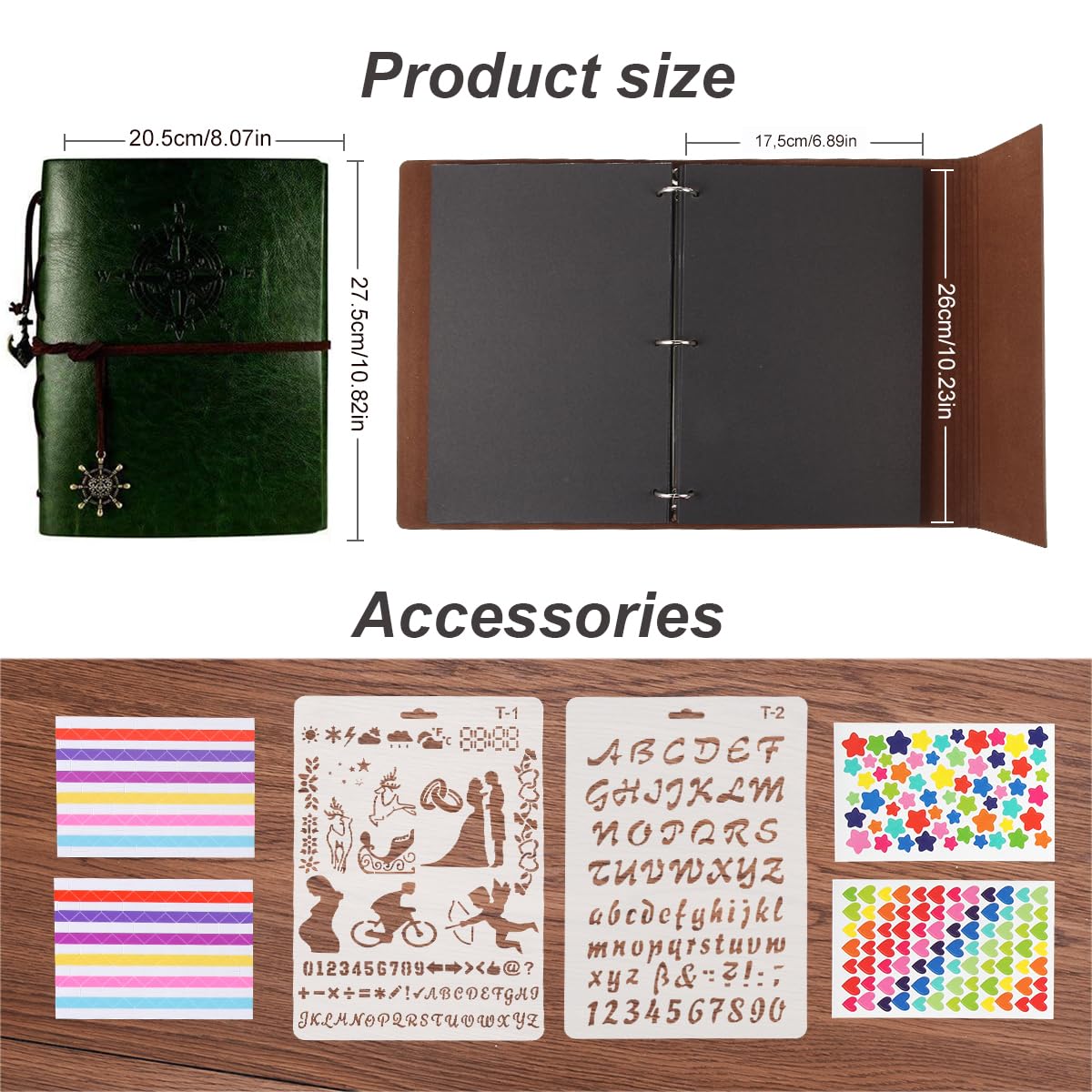 Amazon.co.jp: ThxMadam レザースクラップブック アルバム カップル
