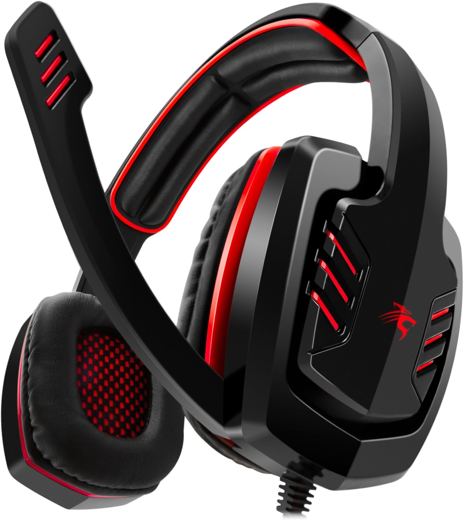 Gaming Headset Red Arrow Analog 3.5mm In-line Volume Control & Computer Headset with Microphone Gaming Headphones Headphone Pc, Mac or Laptop, Tablet, Mobile Phones / Headset
