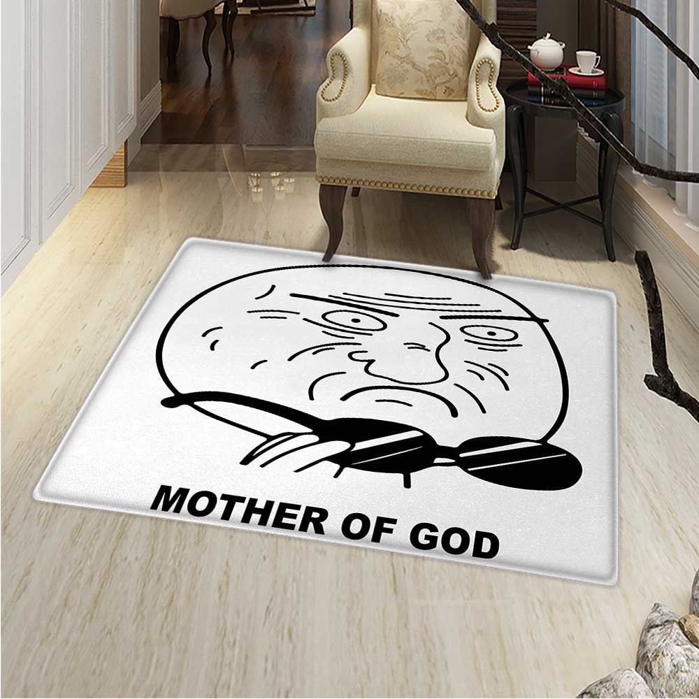 Red Rug Meme Funny Memes Comics Me Gusta Gaming Mouse Pad, Humor Decor,Awkward
