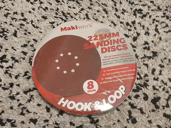 Produktbild von Vago-Tools Klett-Schleifscheiben 225 Mm – 25 Stück, 10-Loch, Körnung 40, Aluminiumoxid, Für Holz & Metall, Hohe Standzeit
