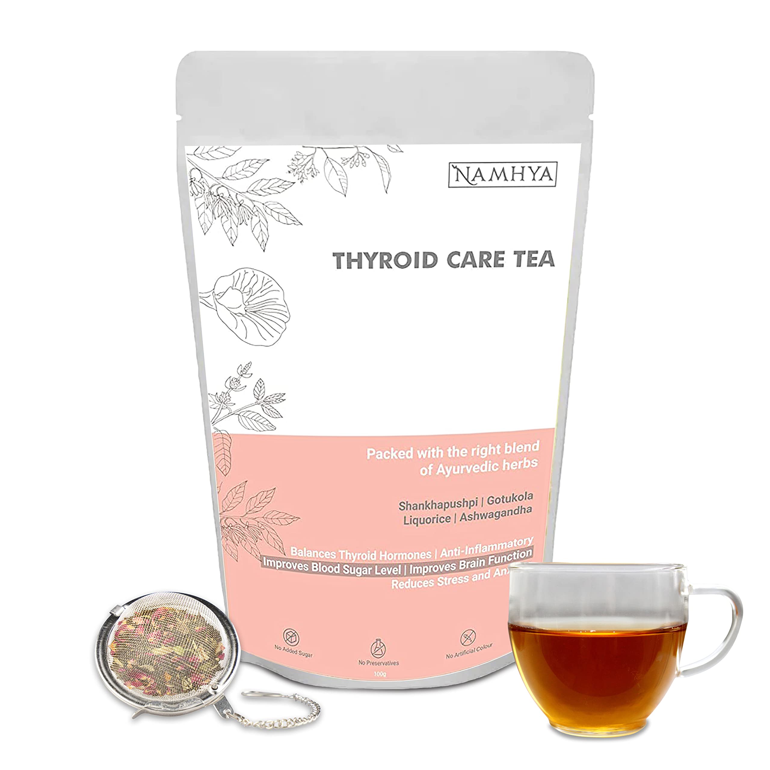 See full amazon price history chart for Namhya Thyroid Care Green Tea for Hypothyroidism - 100% Natural, Restore healthy T3,T4 levels (helps sleep, weight management) Namhya Thyroid Care Green Tea for Hypothyroidism - 100% Natural, Restore healthy T3,T4 levels (helps sleep, weight management) (B08HQW473B) Amazon Price History, Amazon Price Tracker