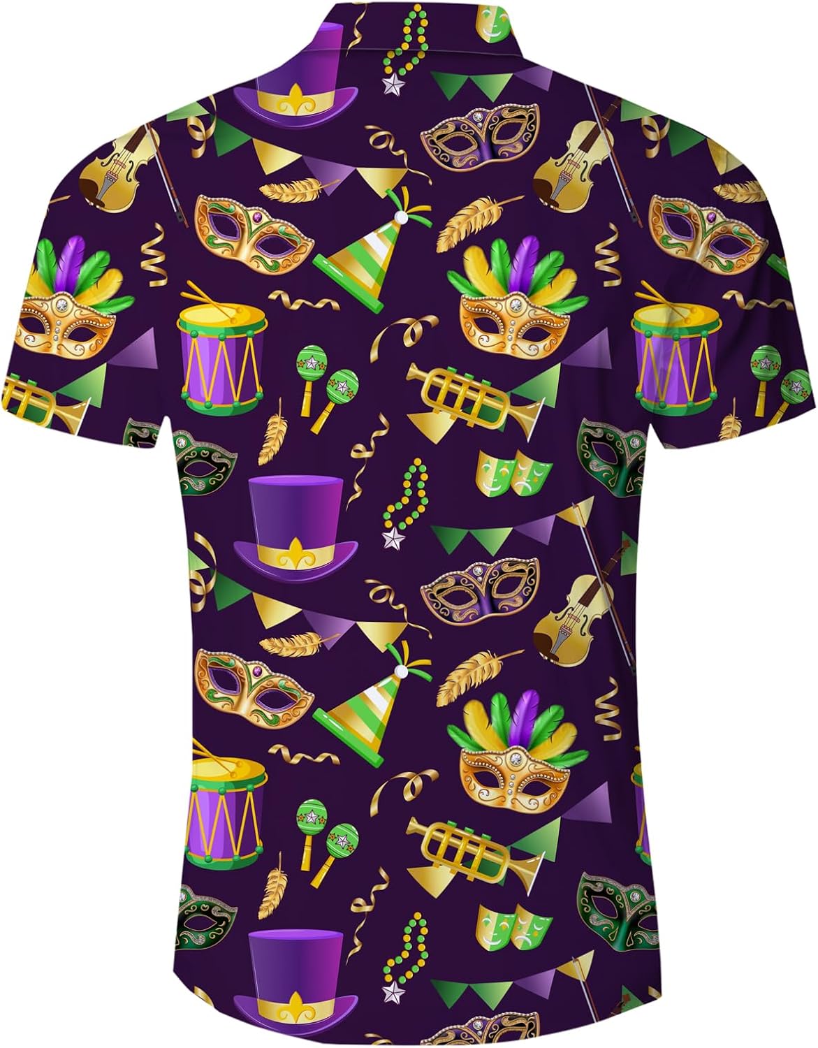 Goodstoworld Men's Novelty Hawaiian Button Down Shirts - Image 2