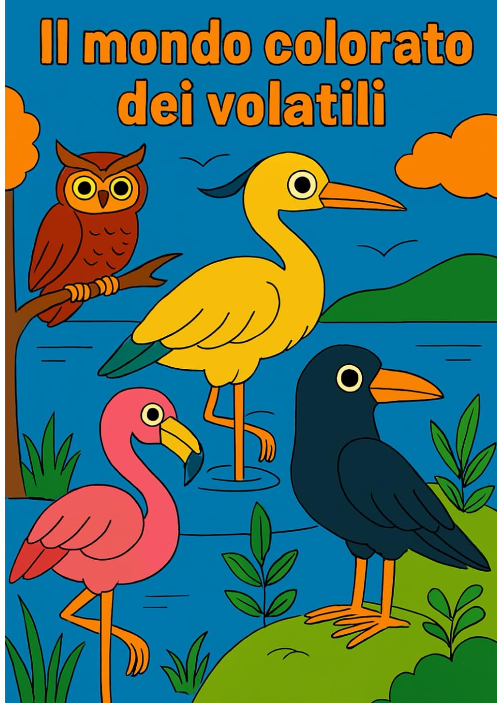 Il mondo colorato dei volatili (Impara colorando!)