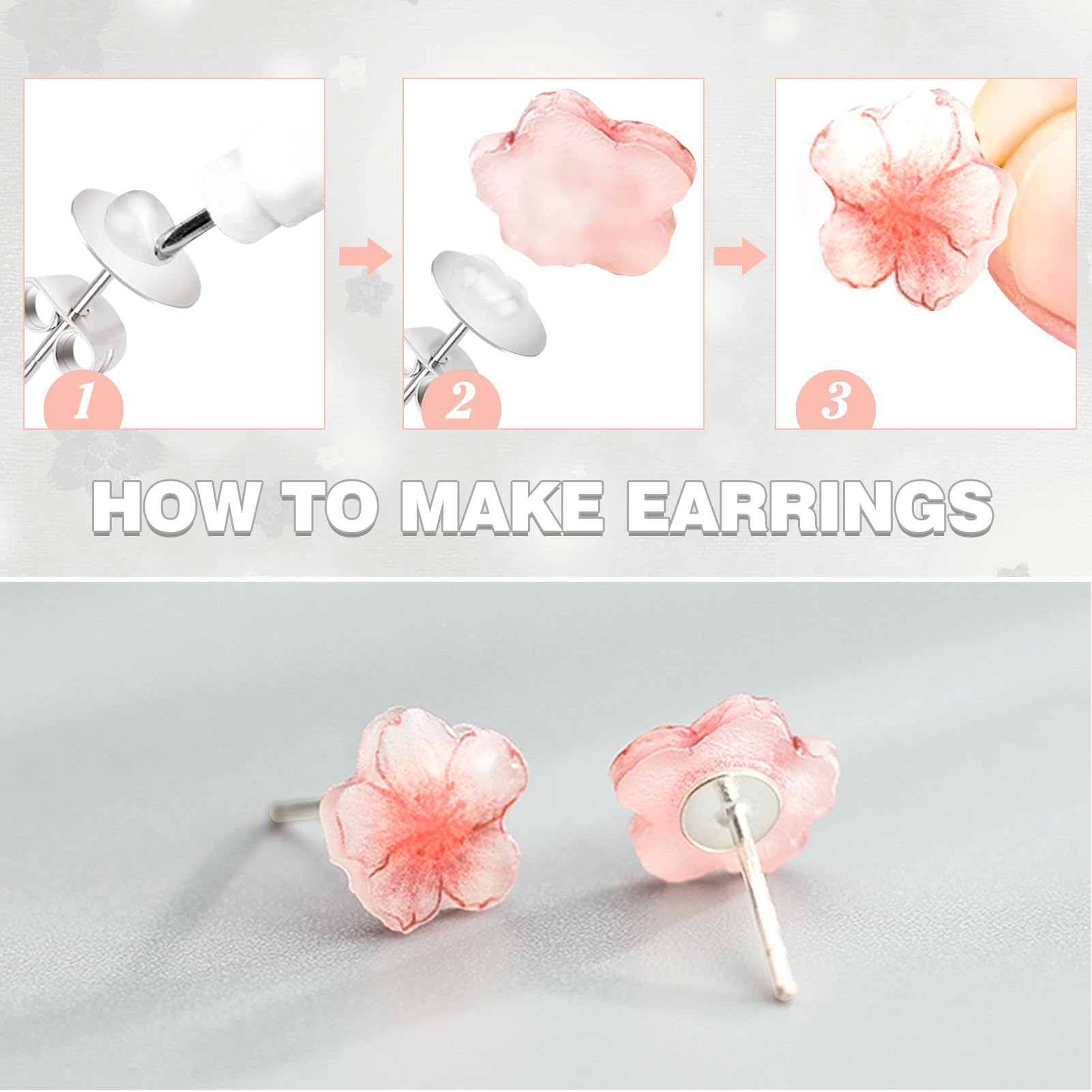 Lot De 600 Fermoirs De Boucles D'oreilles En Silicone Transparent Pour Boucles D'oreilles Tombantes Avec Boîte, Bouchons De Boucles D'oreilles Plats Et Souples En Caoutchouc Pour Boucles D'oreilles