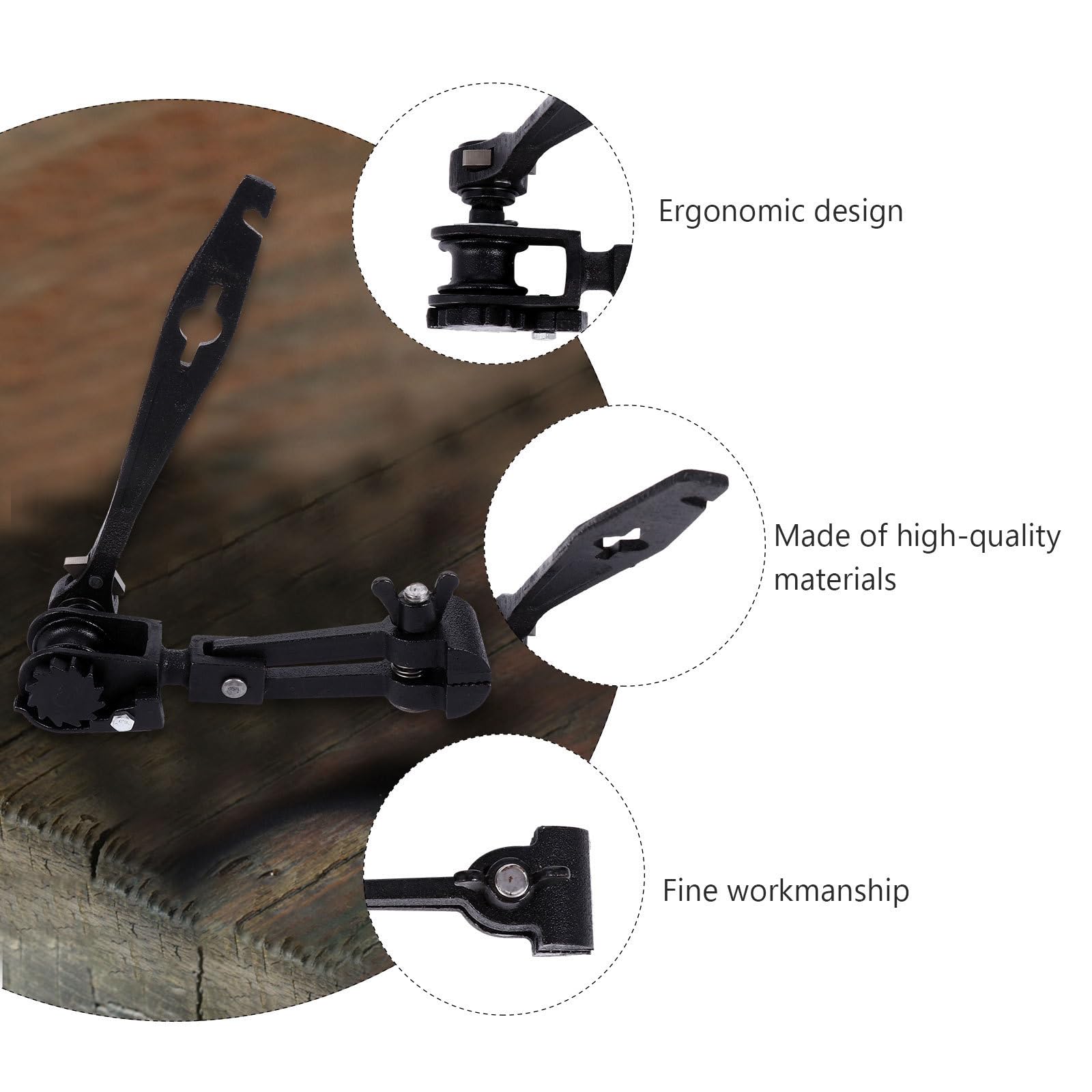 Hochkohlenstoffstahl Kabelzieher für Kabel und Draht, Schwarz