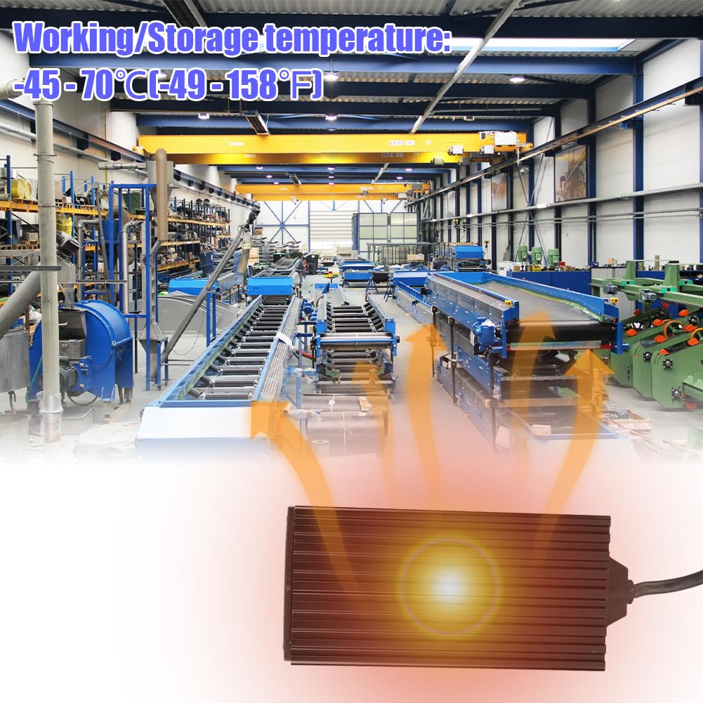 PTC Heizelement Schaltschrankheizung, HG040 75W 120-240V Aluminium Konstante Temperatur Luftheizung Cabinet Thermostatheizung Heizelementheizung Heizelemente Elektrische Heizung Industrieanlagen