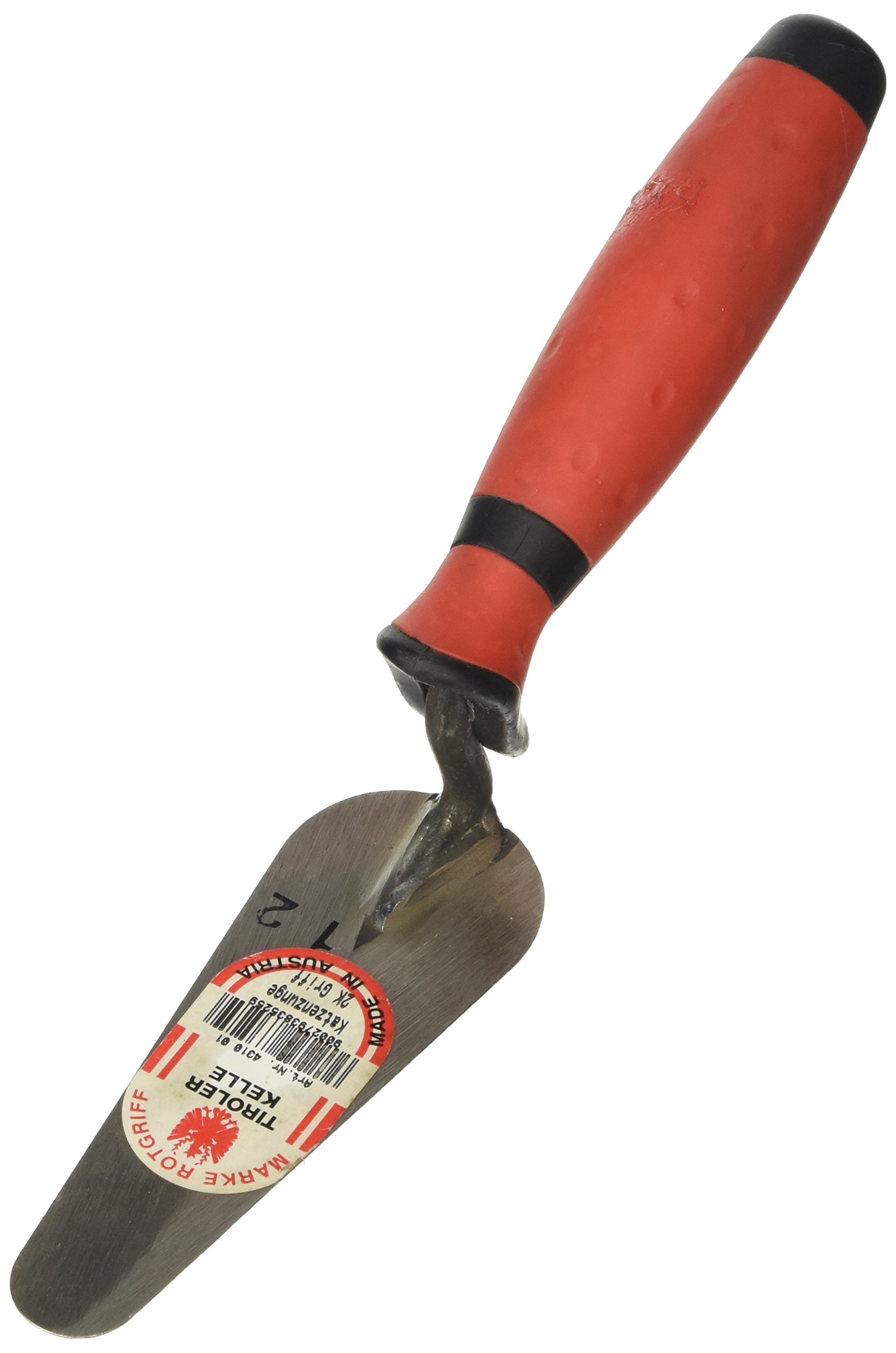 Stubai 4310012K "Tyrol" Gauging Trowel with 2C-Handle, Red/Silver/Black, 120 mm