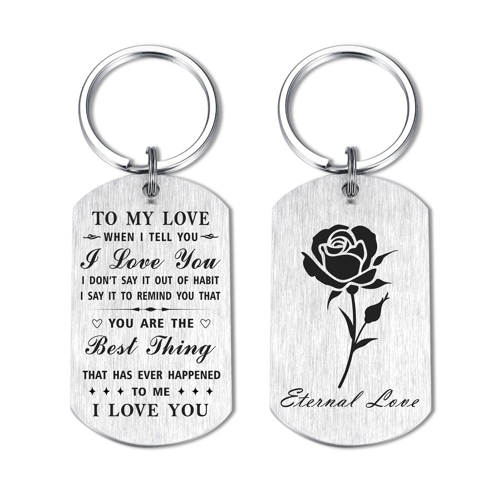 Yobent to My Love Gifts for Girlfriend Her Women, Romantic Valentines Day Gift Present for Wife, When I Tell You I Love You Gift Birthday Ideas