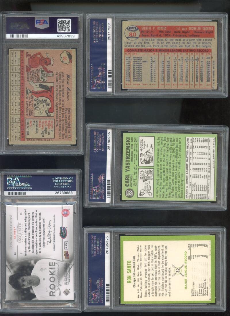 Amazon.com: 1958 Topps #30 Hank Aaron Milwaukee Braves PSA 3