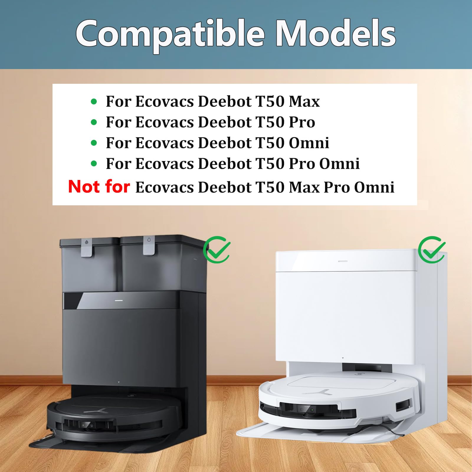 Amazon.co.jp: for Ecovacs Deebot T50 Max /T50 Pro /T50 Omni