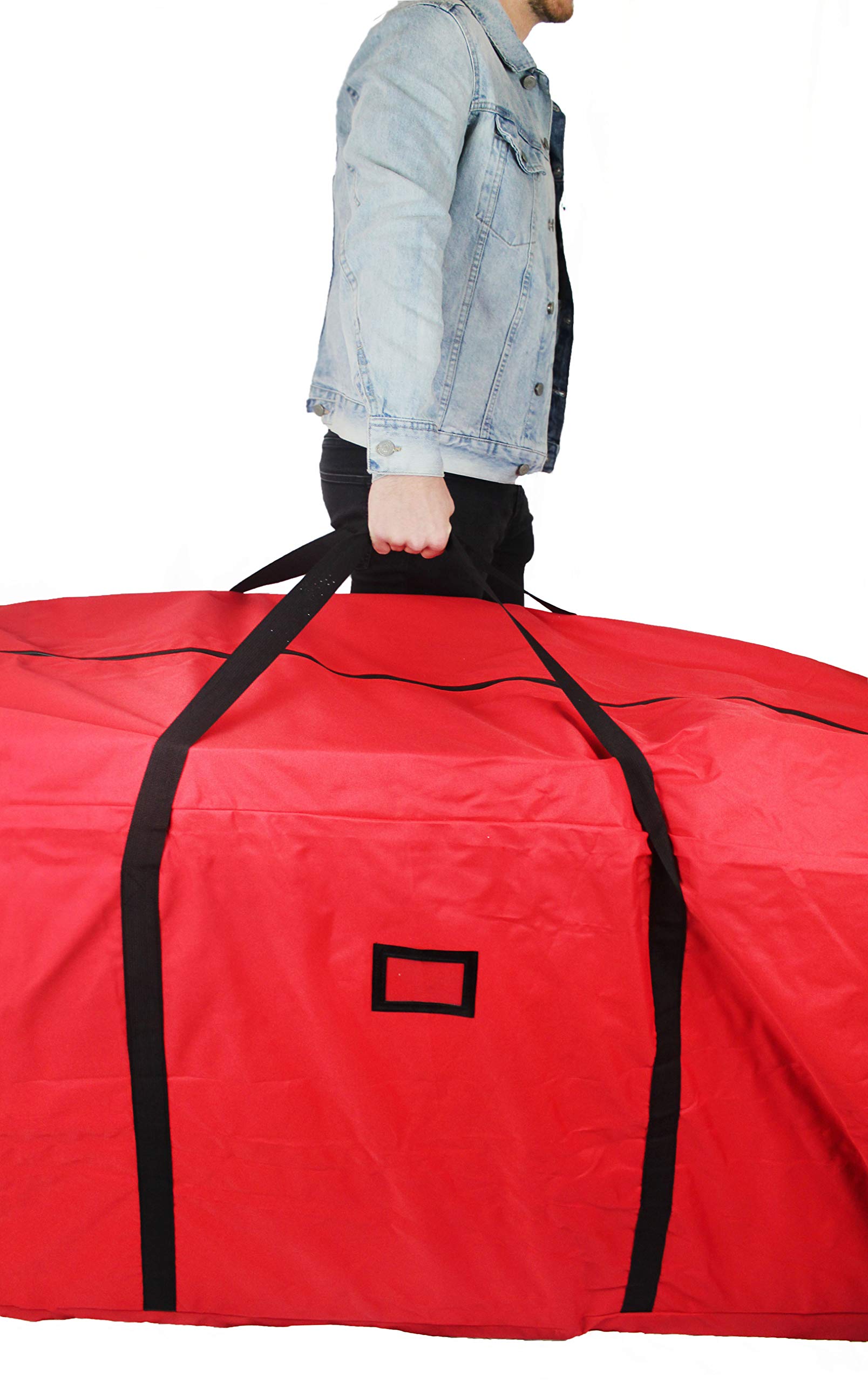 Modo Borsa Portaoggetti Per Albero Di Natale E Decorazioni (borsa Rossa Extra Large Per Albero Di Natale - Foto 8