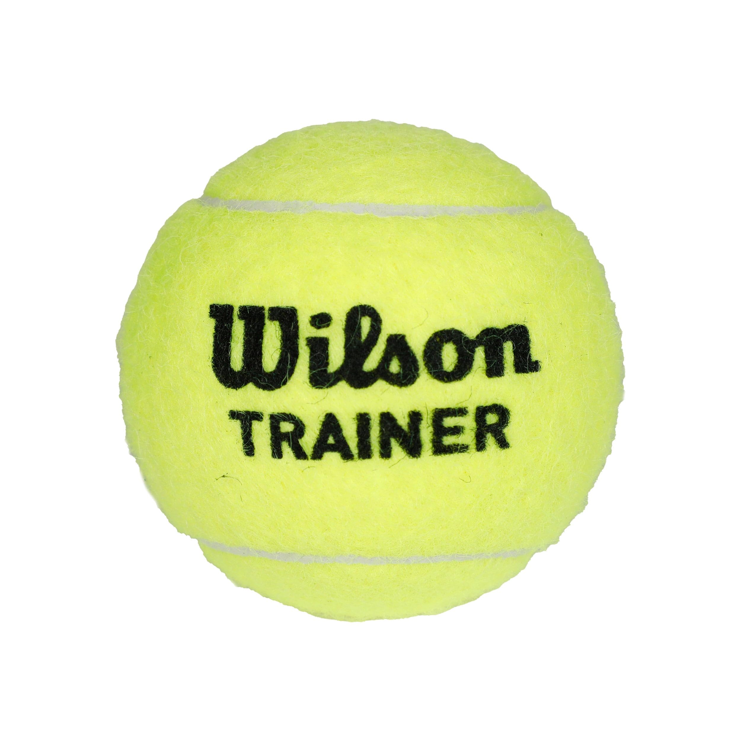 WILSON Team W Trainer - 72er Eimer Tennisbälle - Drucklose Bälle - gelb - (72er Eimer)