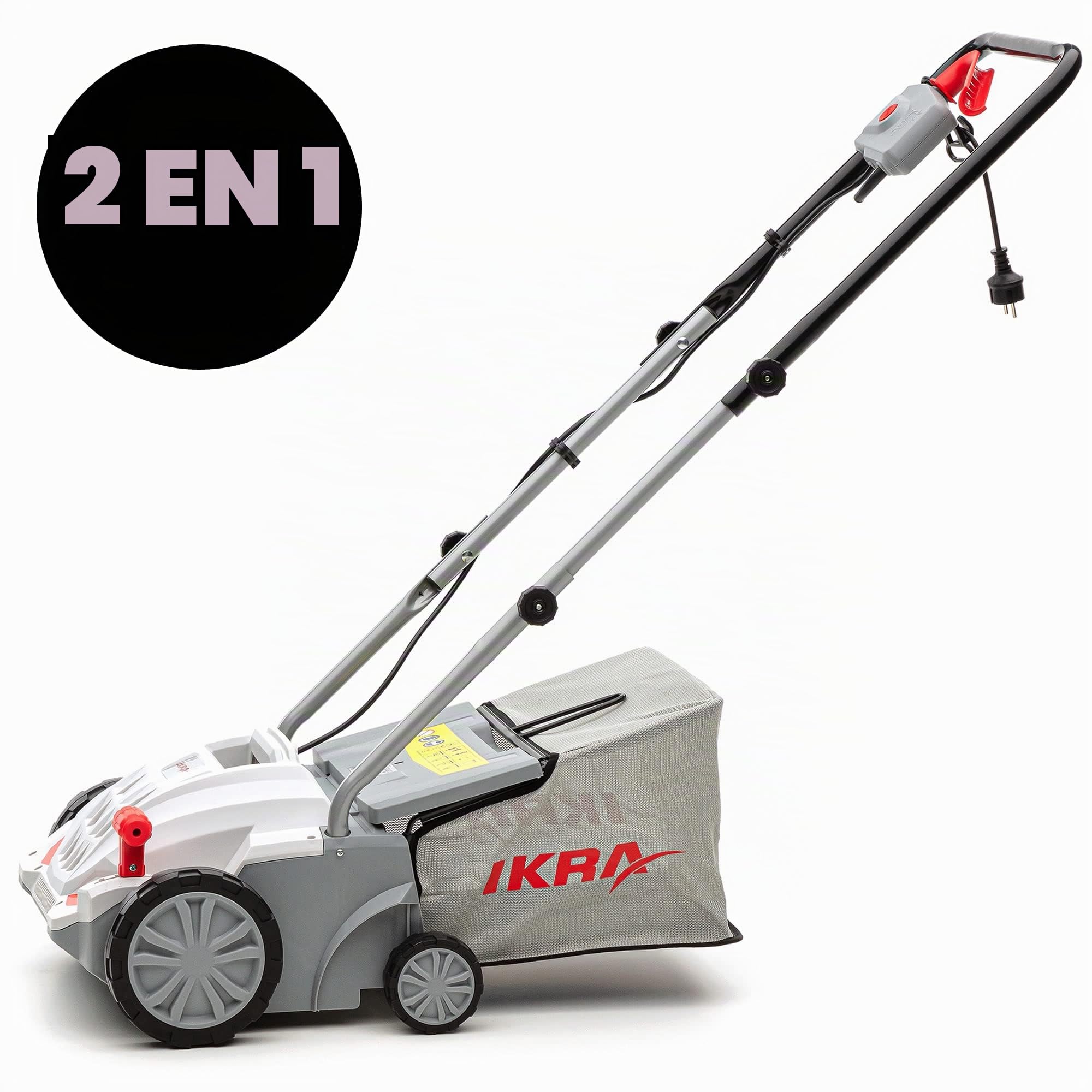 IKRA scarificateur aérateur électrique IEVL 1532, largeur de travail 32cm, puissance 1500 watts