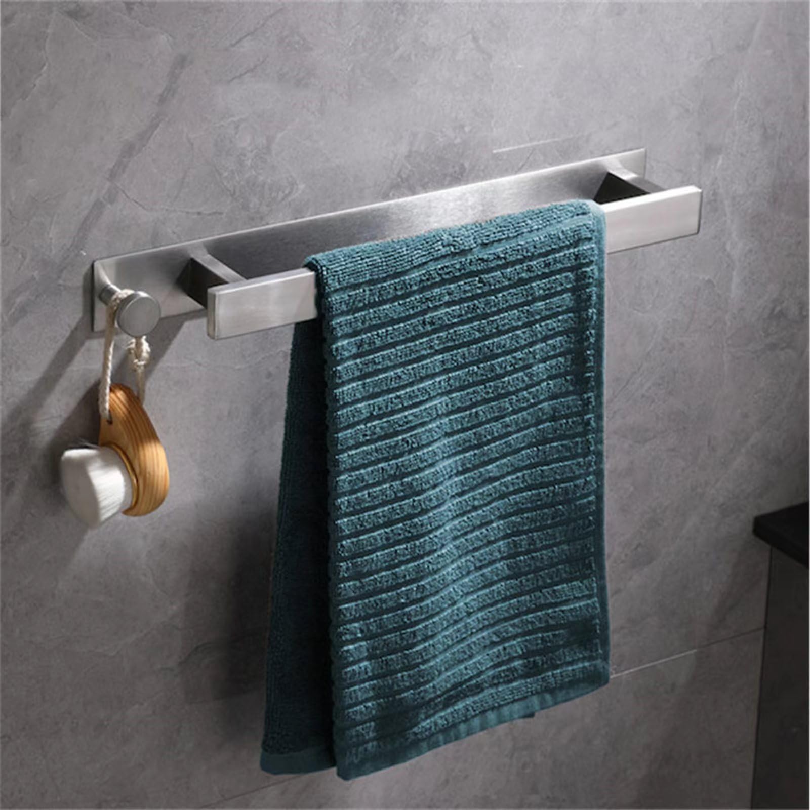 Porta Asciugamani Da Parete Acciaio Inox SUS304 | Doppio Strato 40CM | Montaggio A Vite Per Bagno - Foto 2