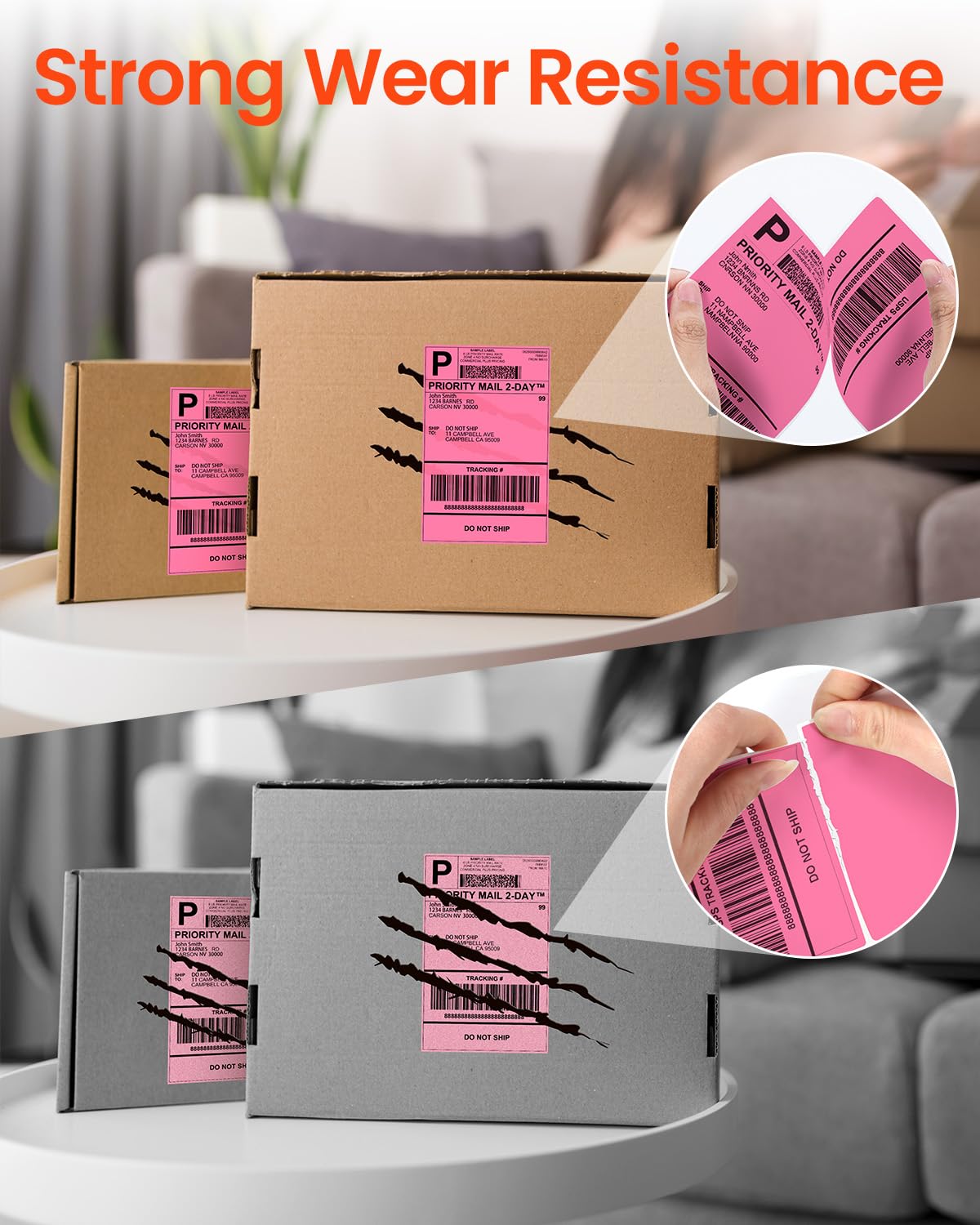 Label Fall Off Snapklik.com : Phomemo 4x6 Thermal Direct Shipping Label Rose- 4x 6 Fan ...