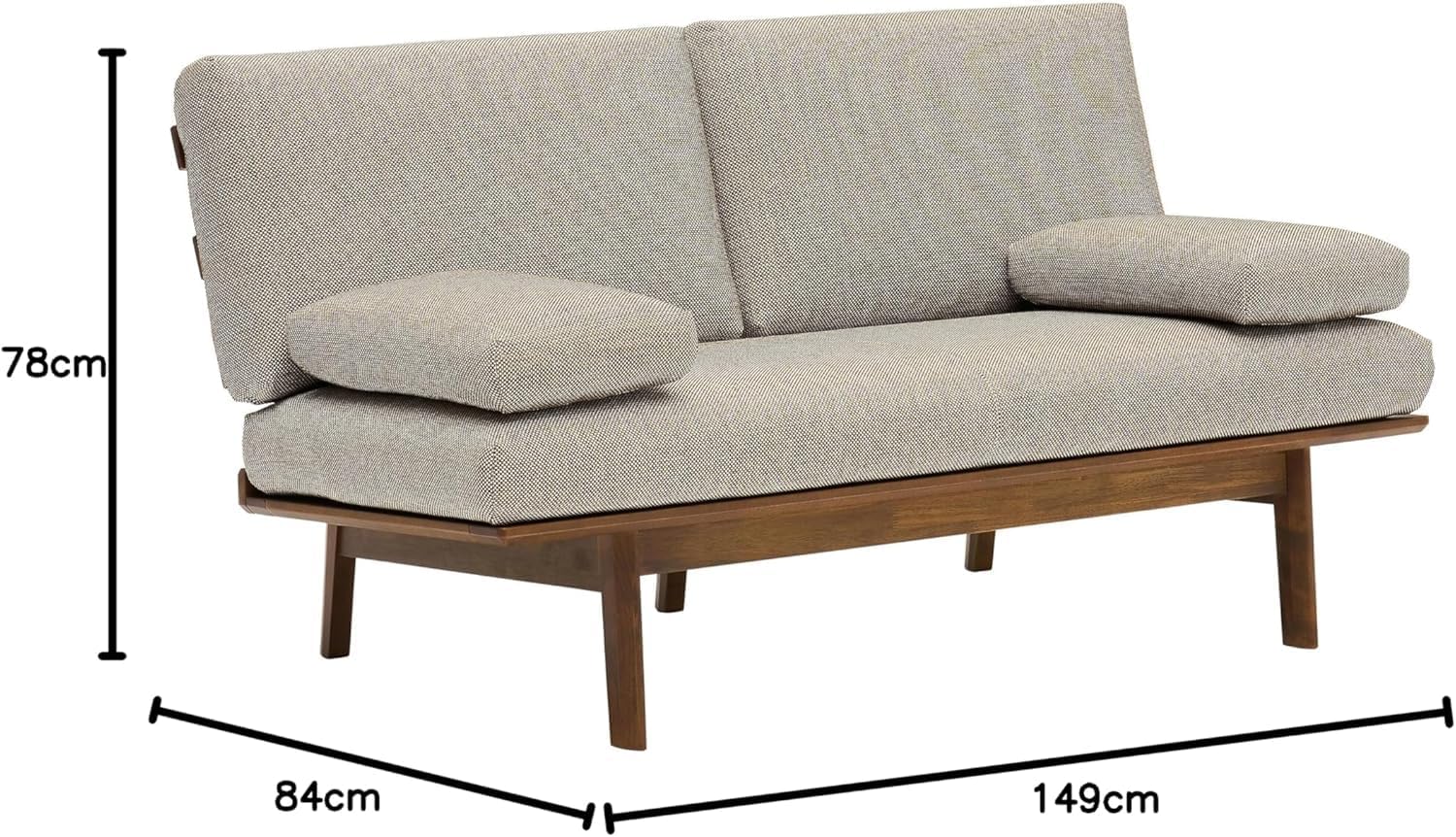 【カリモク正規品】ソファー 2人掛け 長椅子 オットマン付２点セットブラウン ローストビーチ幅149cm karimoku 100L