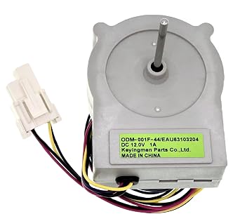 EAU63103204 Refrigerator Fan Motor Compatible with LG Kenmore Refrigerator, Replace EAP11761149, PS11761149, PD00052079, AP6028842, 4324005.DC12V 1A