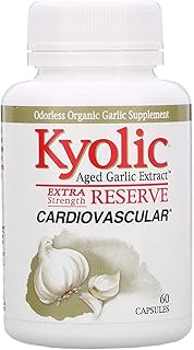 Pack of 3 x Kyolic Aged Garlic Extract Cardiovascular Extra Strength Reserve - 60 Capsules