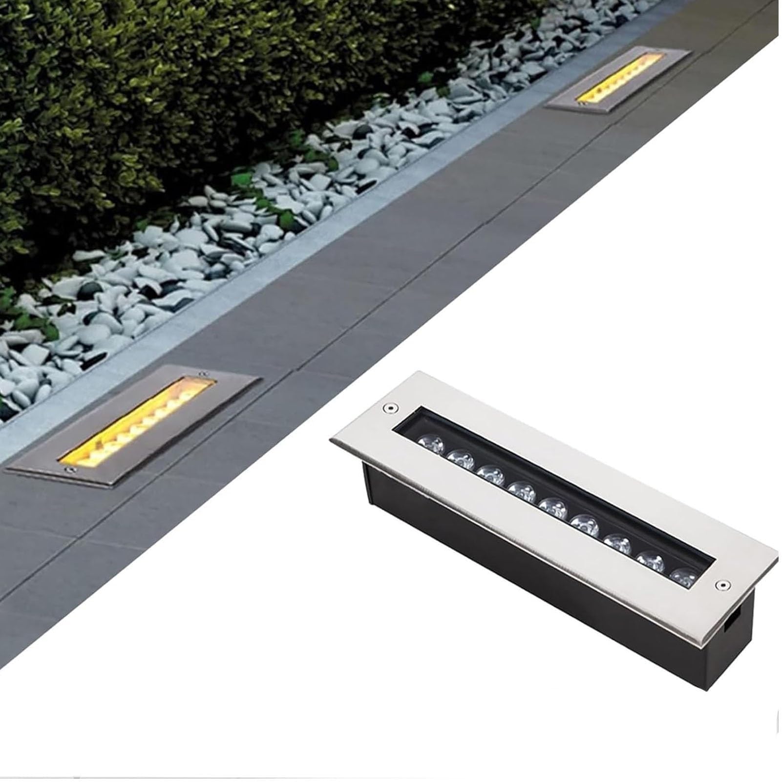 Lumières de paysage à LED encastrables et projecteur étanche pour jardin