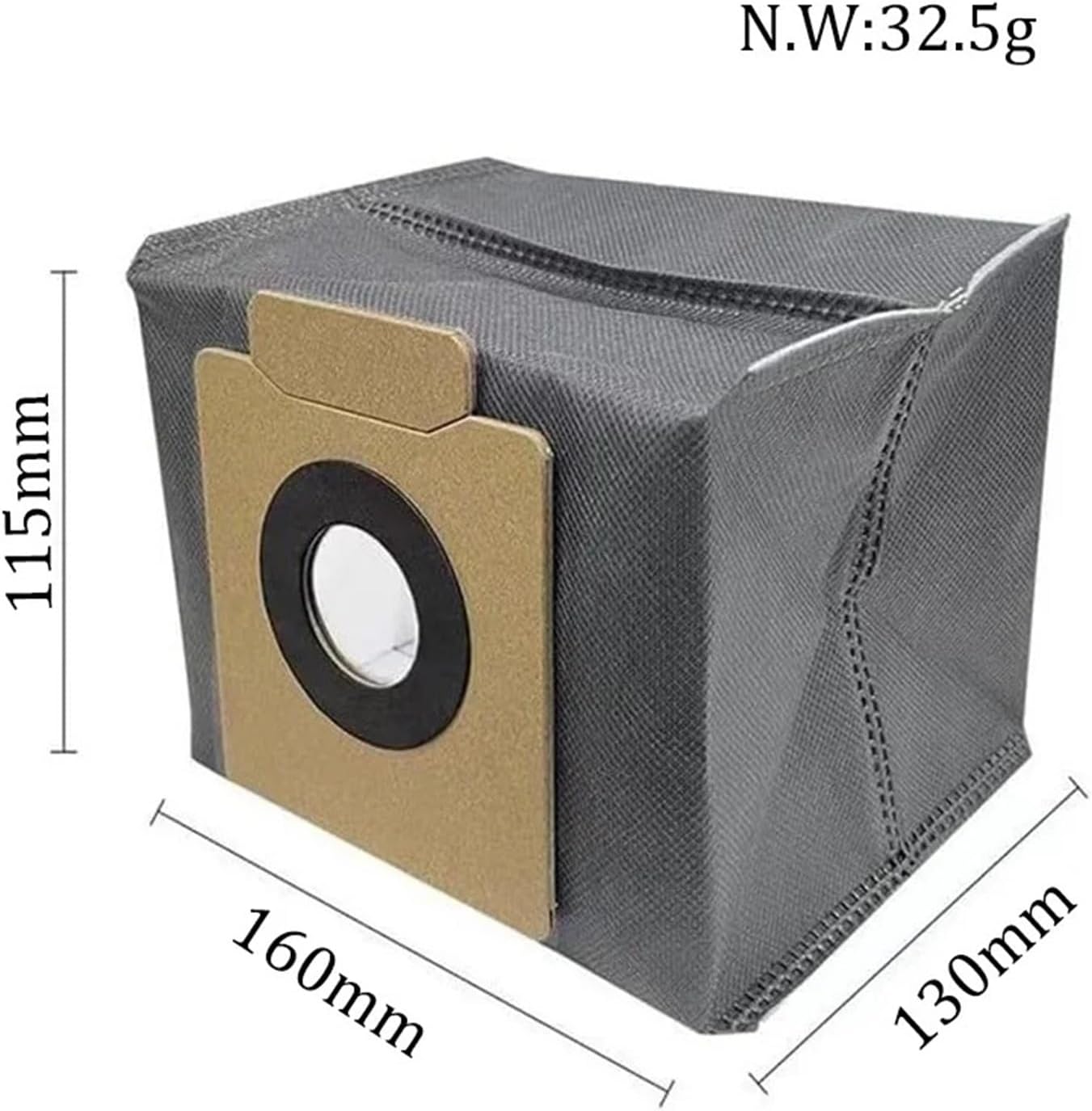 Compatible For Eufy，X8 Pro / X10 Pro Omni Robot Vacuum Cleaner Dust Bags Replacement Bag(4pcs)