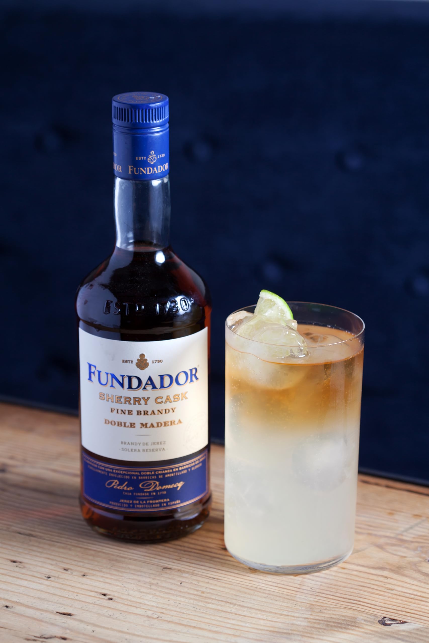 Fundador Doble Madera - Brandy Fundador, Brandy de Jerez Solera Reserva, Bebida Espirituosa, 36% Volumen de Alcohol - 70 cl