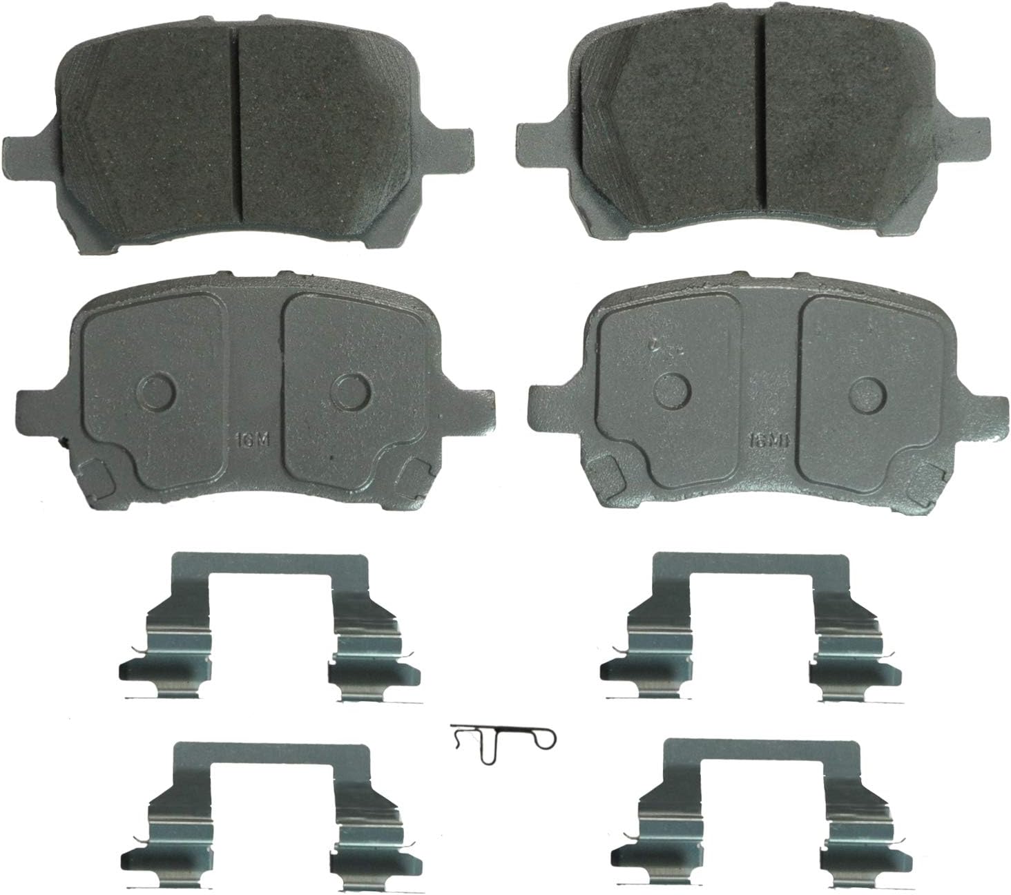 WagnerBrake ThermoQuiet QC1160 Ceramic Disc Brake Pad Set